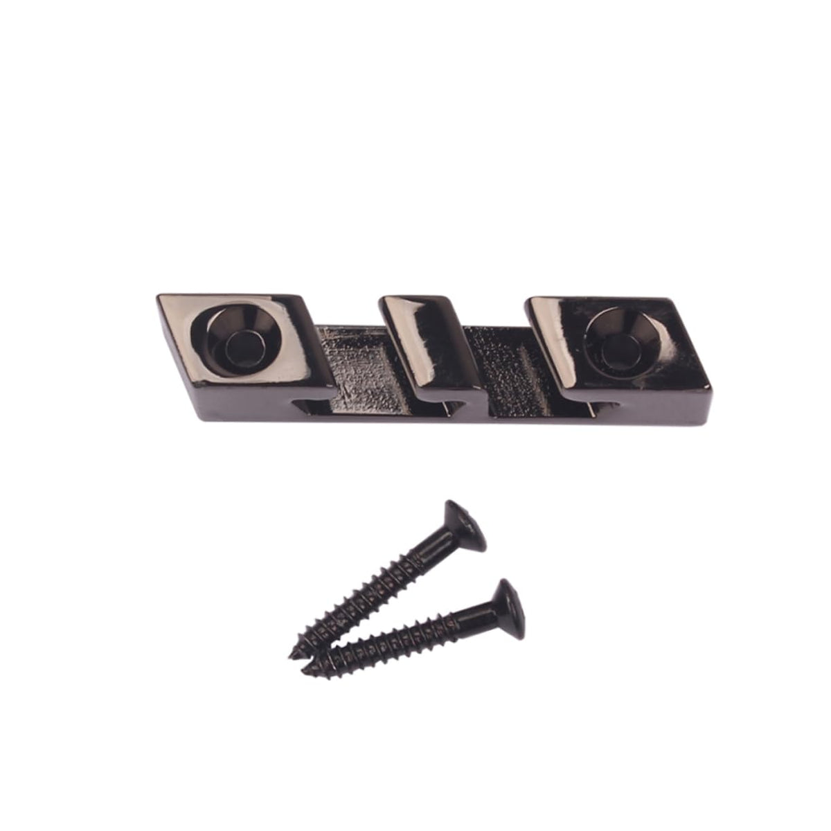 Black Metal Bass Guitar String Retainer L825505