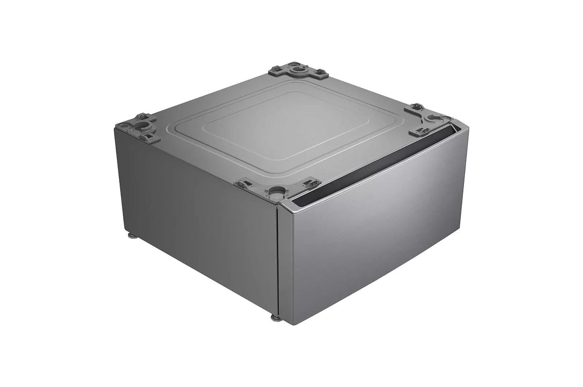 27 inch Graphite Steel Laundry Pedestal with Storage Drawer L67774