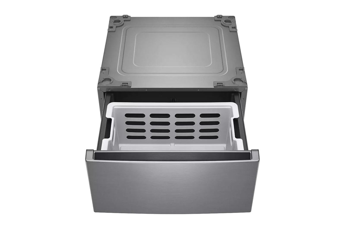 27 inch Graphite Steel Laundry Pedestal with Storage Drawer L67774