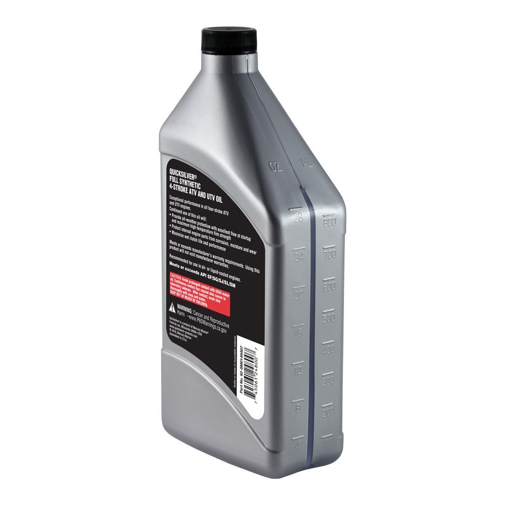 5W-50 Full Synthetic 4-Stroke Engine Oil, 1 Quart L3536