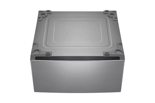 27 inch Graphite Steel Laundry Pedestal with Storage Drawer L67774