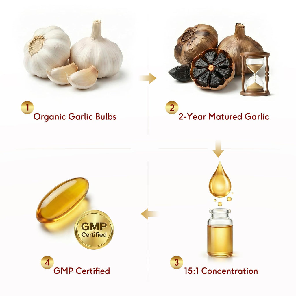 Odorless Aged Garlic Extract 500mg Softgels 300 Count I3619