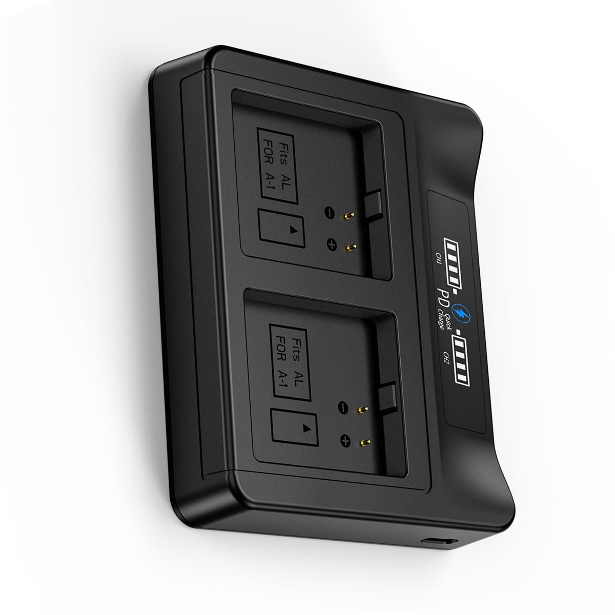 18W PD LCD USB Dual Battery Charger K9793
