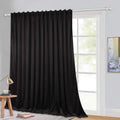 Black Velvet Curtains 1 Panel N23087