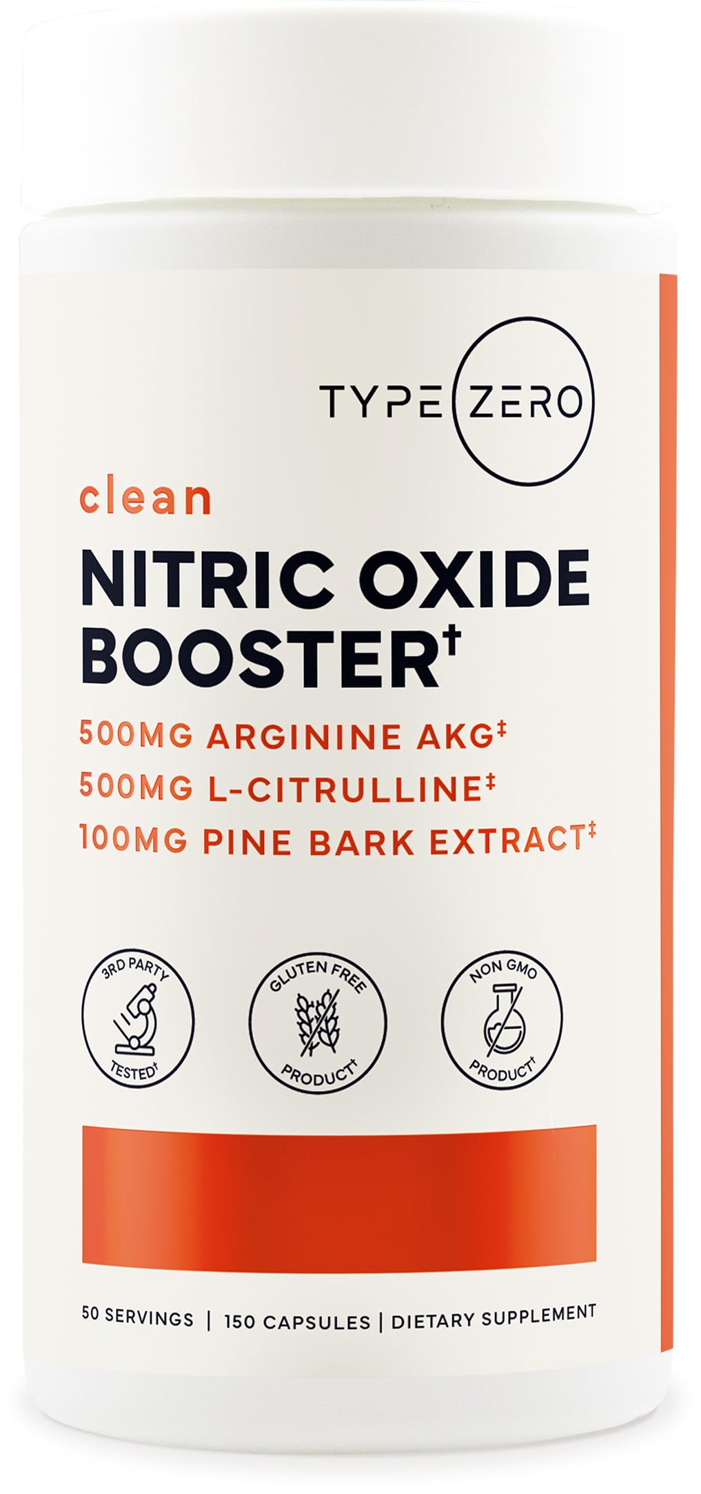 Nitric Oxide Booster 150 Veggie Capsules W685