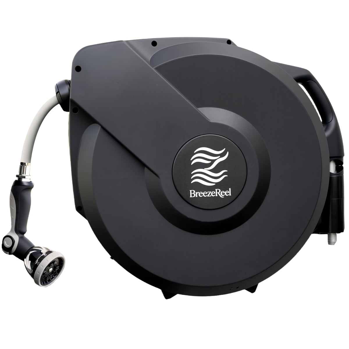 Retractable Garden Hose Reel, 5/8 in x 100ft, Auto Rewind P779