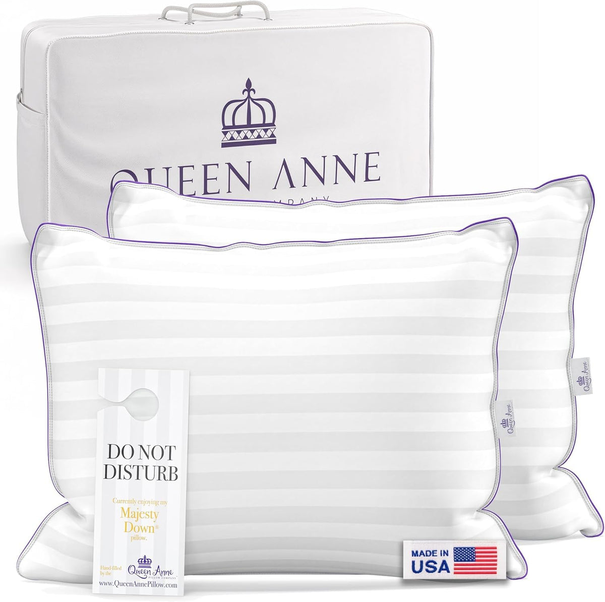 King Size Bed Pillows Set of 2 J692896