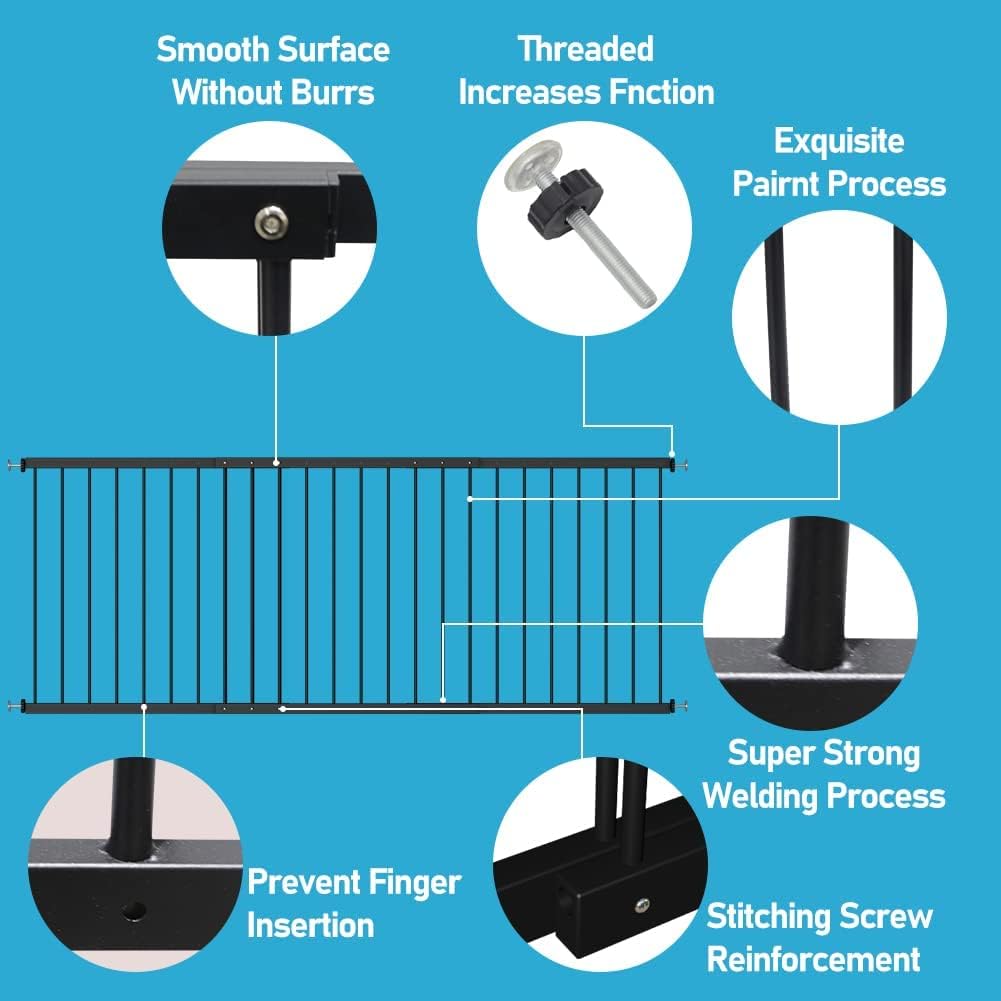 Black 3 Piece Window Guards P467