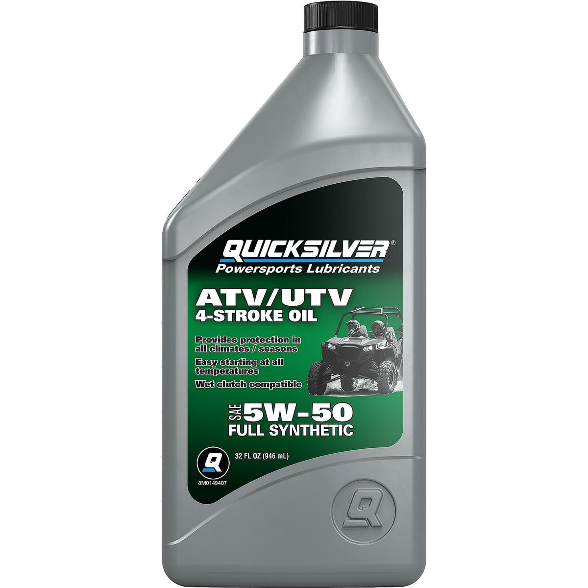 5W-50 Full Synthetic 4-Stroke Engine Oil, 1 Quart L3536