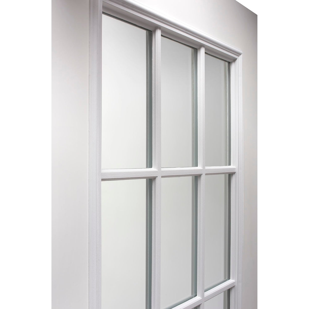 Primed Fiberglass 9 Lite Prehung Door 32" x 80" O86511