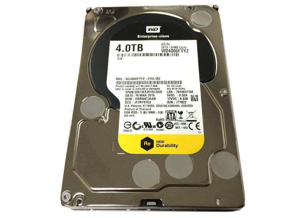 4TB 7200 RPM SATA 3.5in Internal Hard Drive H3701