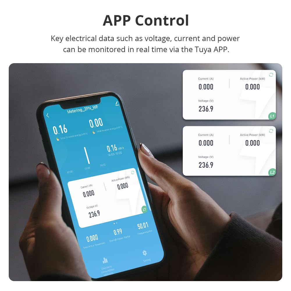 WiFi Home Energy Monitor with 2 x 120A CTs T839037
