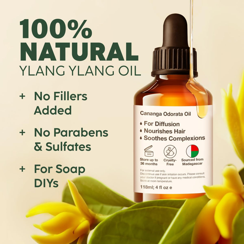 Lavender & Ylang Ylang Essential Oil Set 2x4 fl oz V3132