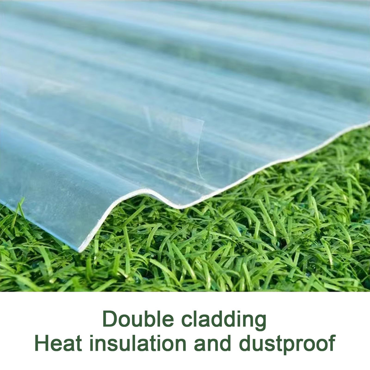 Corrugated Fiberglass Roofing Panels 8 pcs 35x63in T239