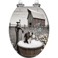 Elongated Slow Close Resin Toilet Seat U817477