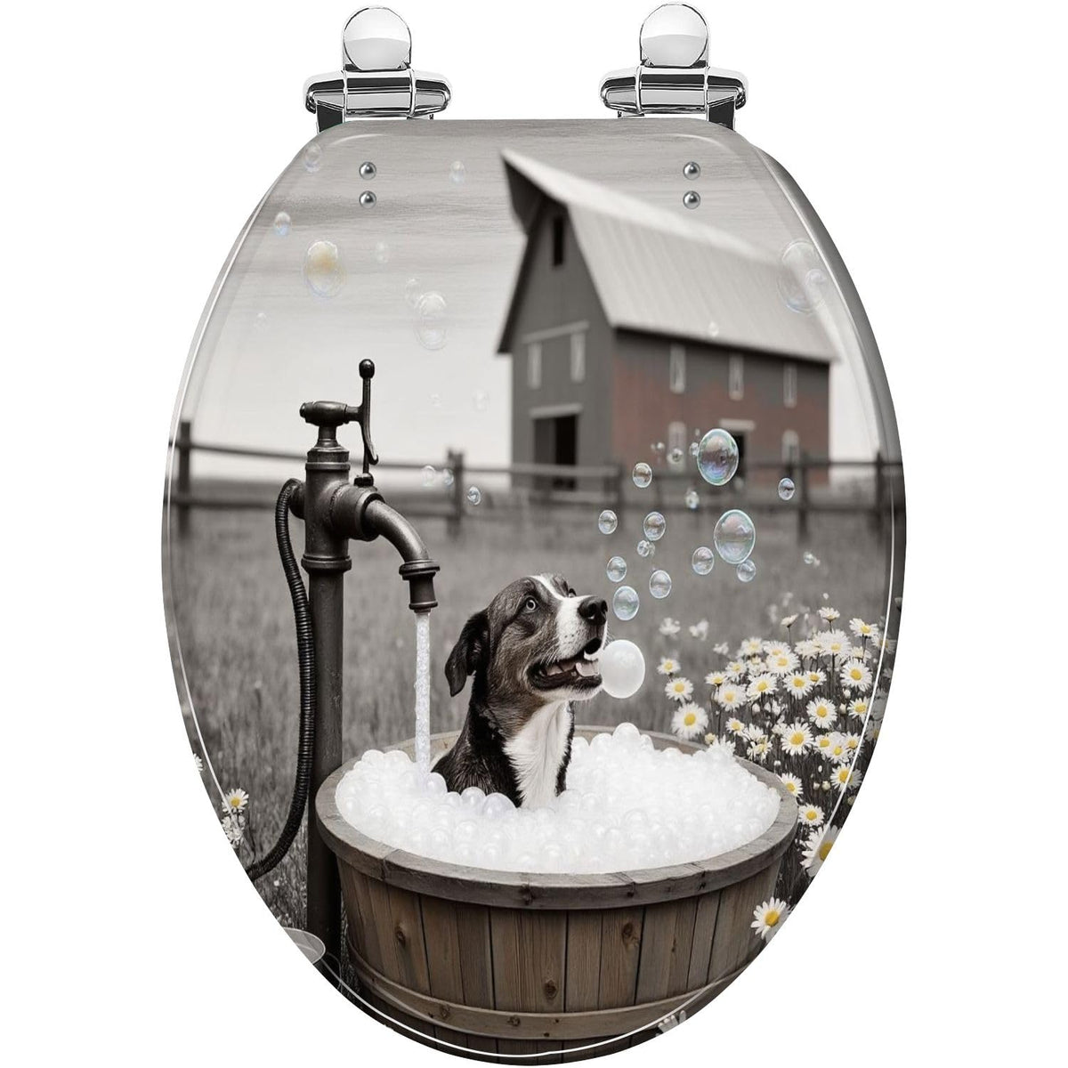Elongated Slow Close Resin Toilet Seat U817477
