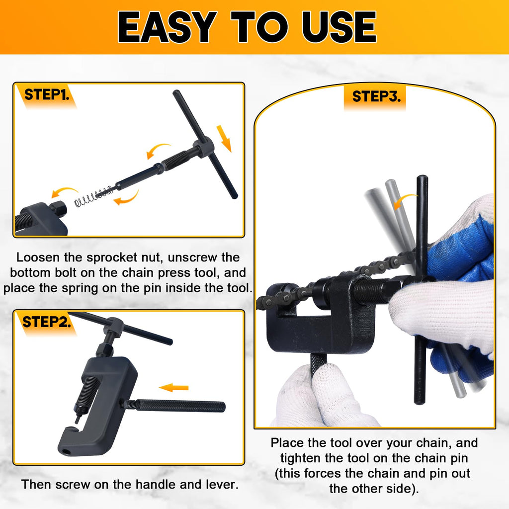 Motorcycle Chain Breaker Tool Kit W512