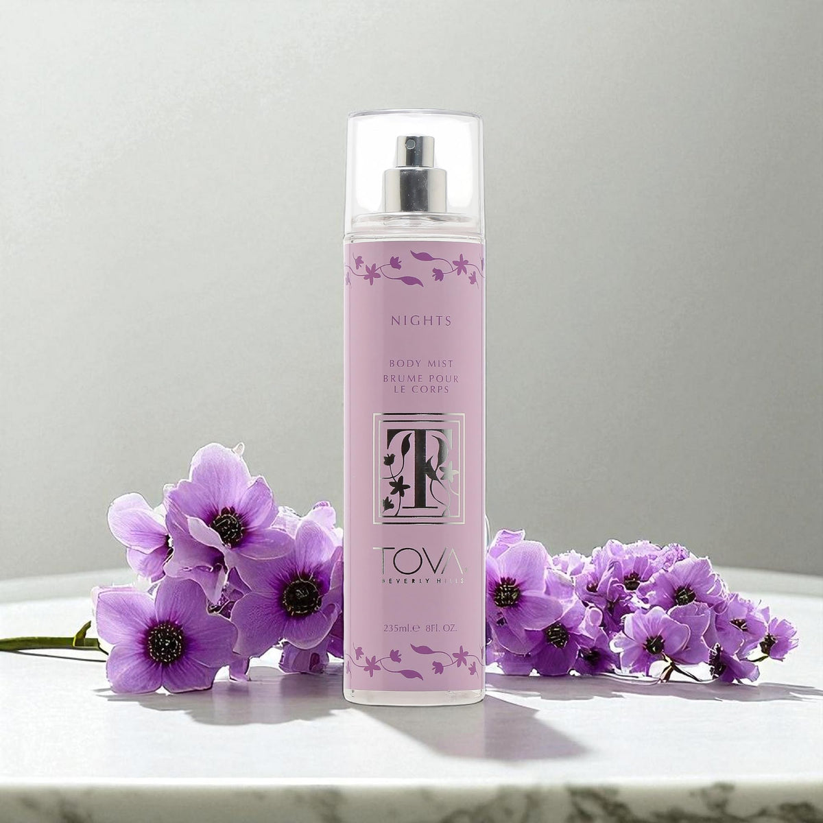 Spicy Floral Body Mist with White Lily, Peony & Patchouli 8.0 fl oz T8654