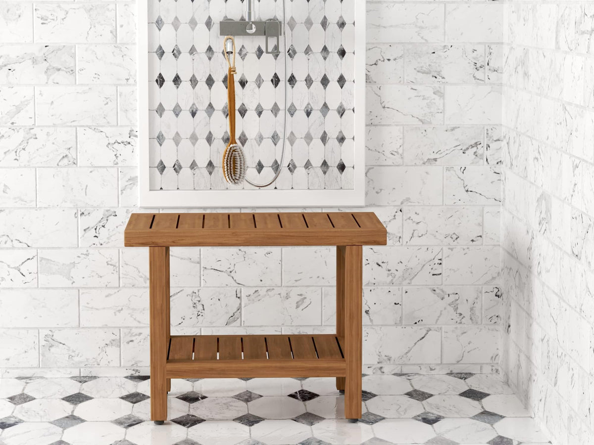 Teak Shower Bench T791972