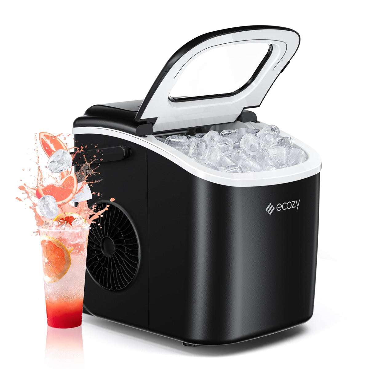 Countertop Ice Maker with Carry Handle, 26lbs/24Hrs Z6644