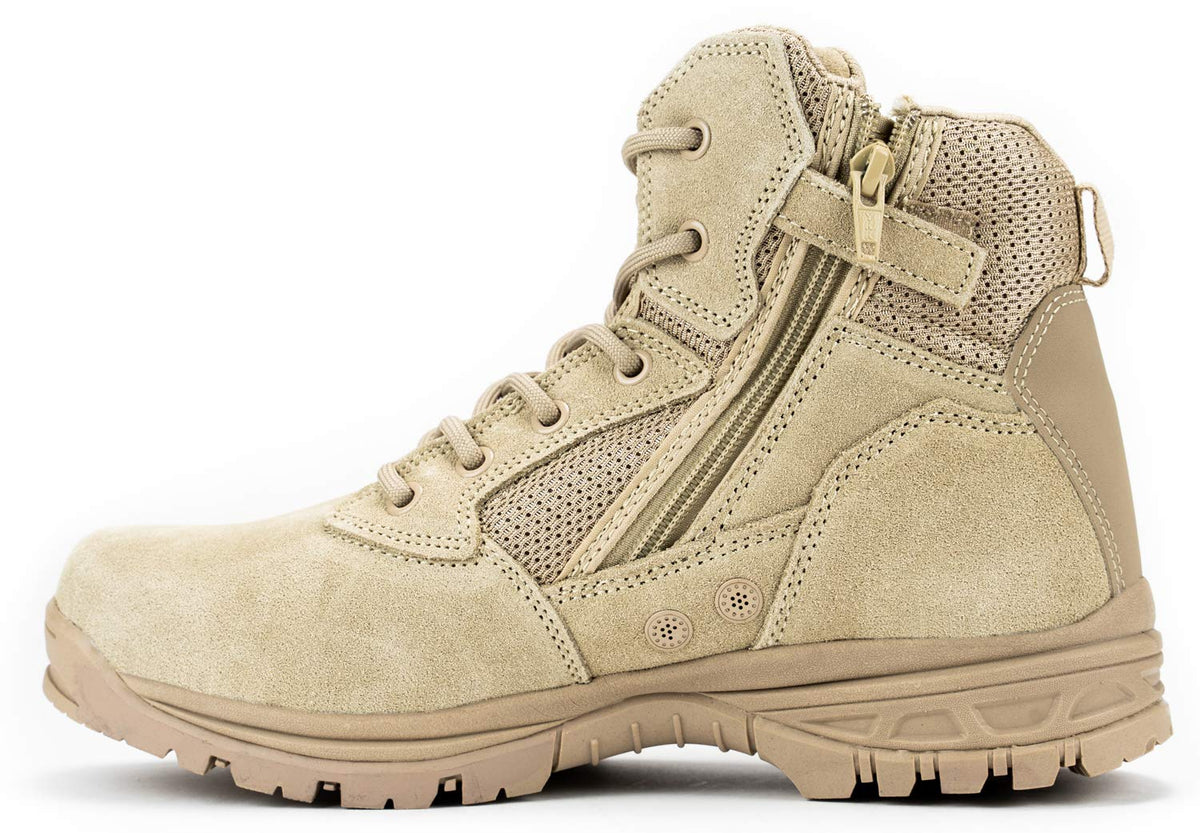 Tactical Combat Boots with CoolMax Lining and Slip Resistant Sole D918