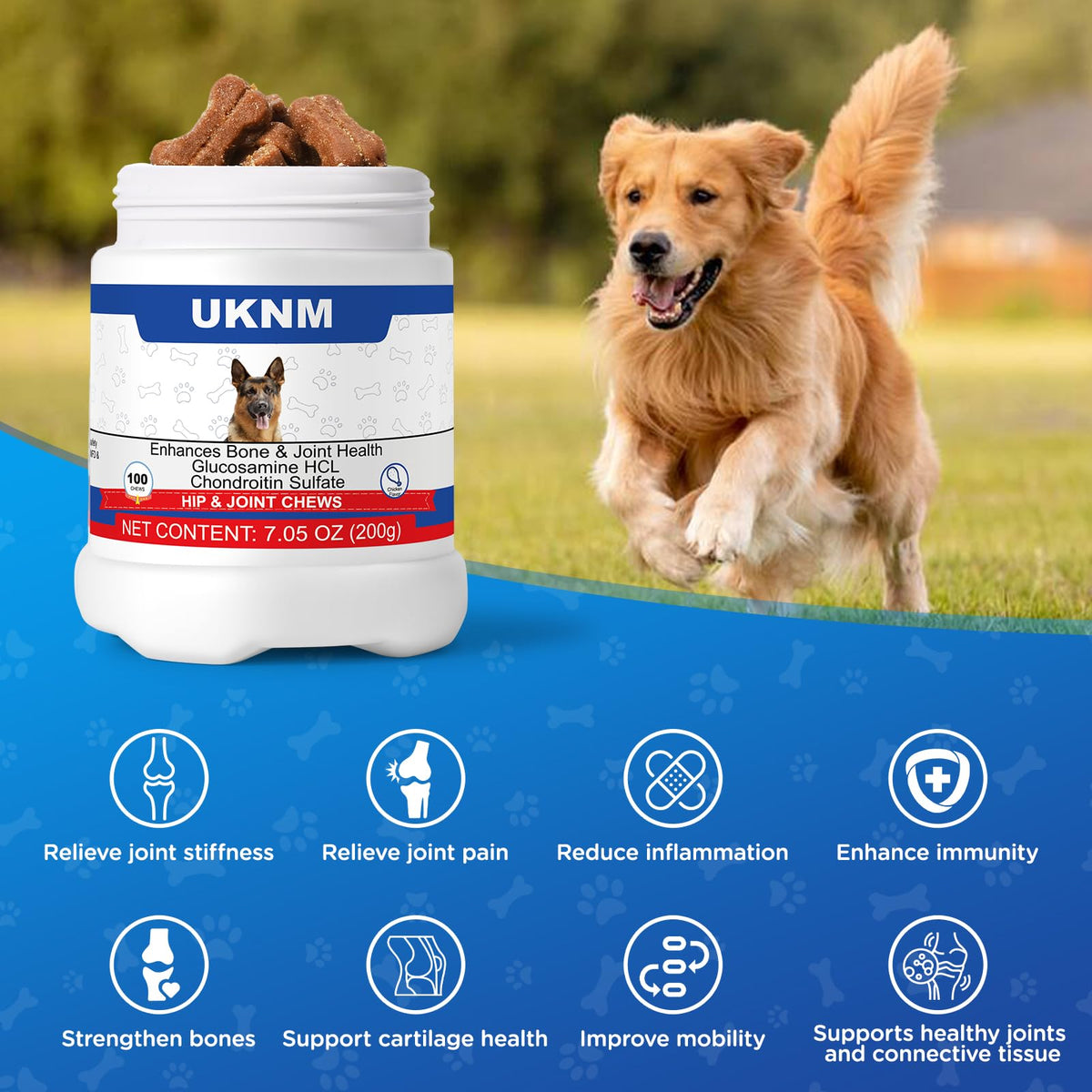 Chicken Flavor Dog Joint Support Chews O688