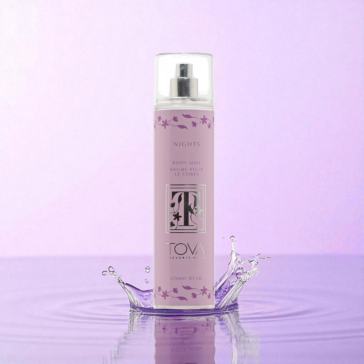 Spicy Floral Body Mist with White Lily, Peony & Patchouli 8.0 fl oz T8654