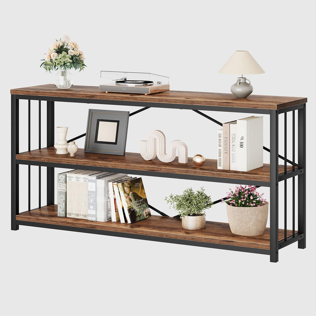 70 Inch Rustic Brown Console Table Z567867