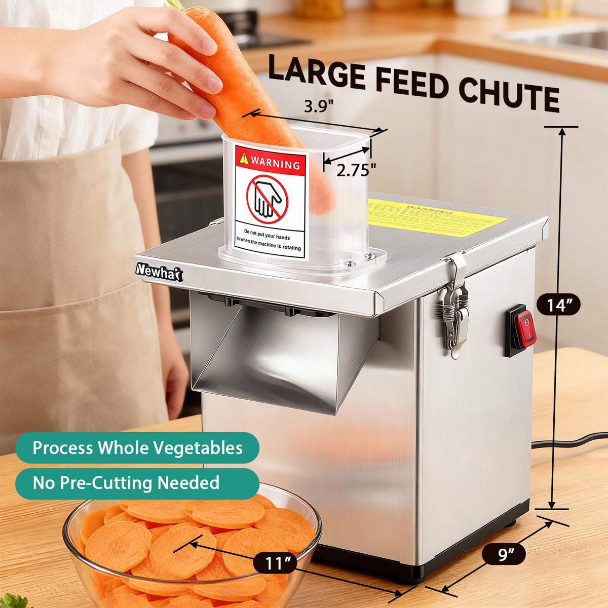 4-in-1 Commercial Veggie Processor N4101