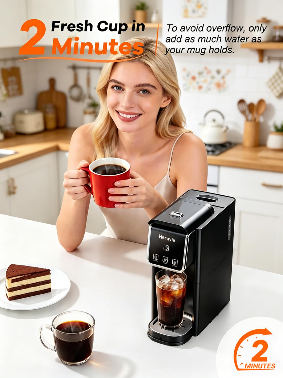 Black Single Serve Coffee Maker G179349