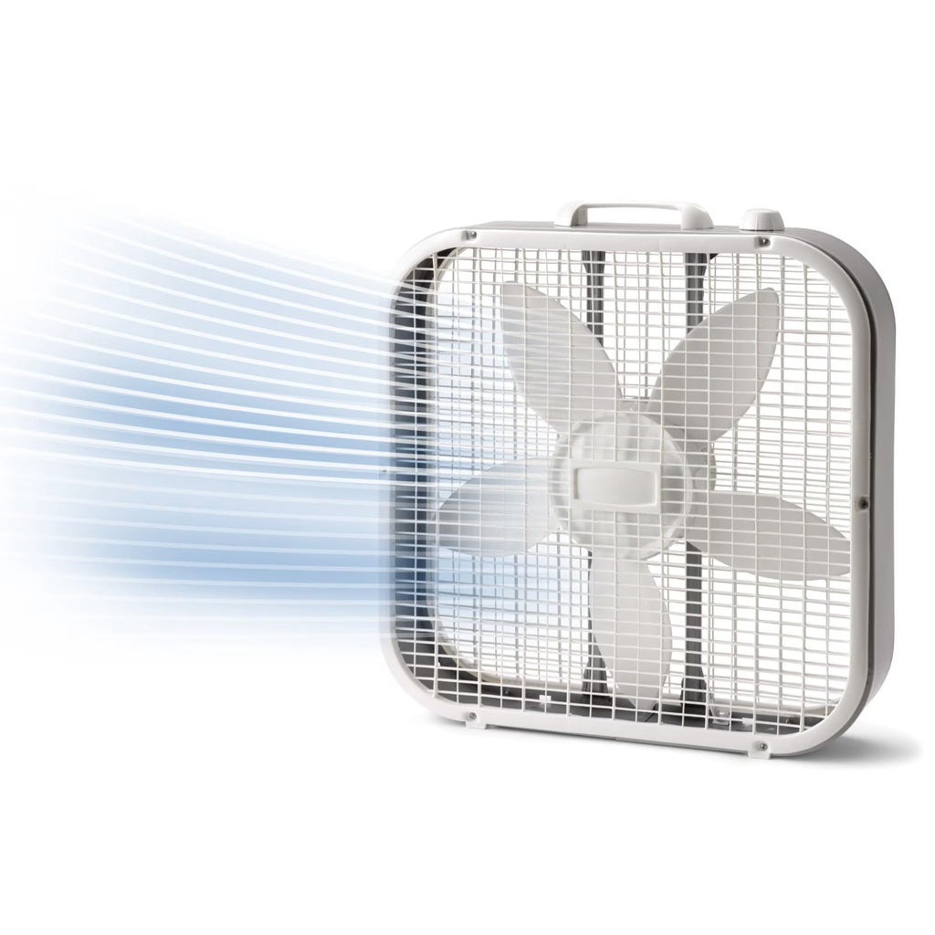 20 Inch 3-Speed Box Fan White X74143