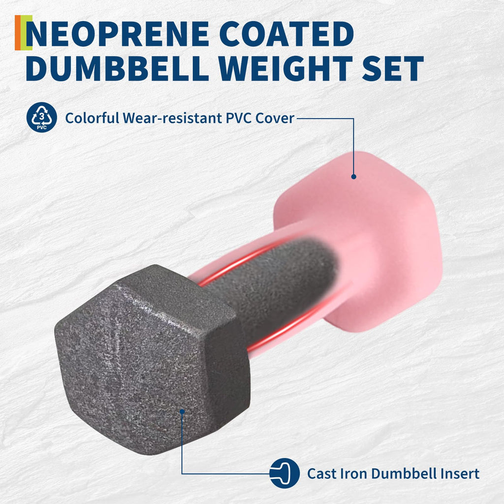 Neoprene Dumbbell Set Y1562