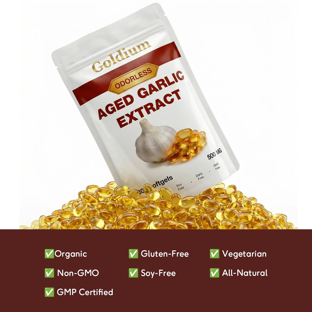 Odorless Aged Garlic Extract 500mg Softgels 300 Count I3619