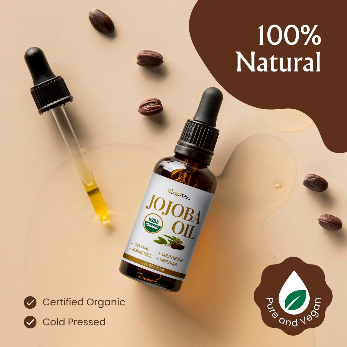 Organic Golden Jojoba Oil D6253