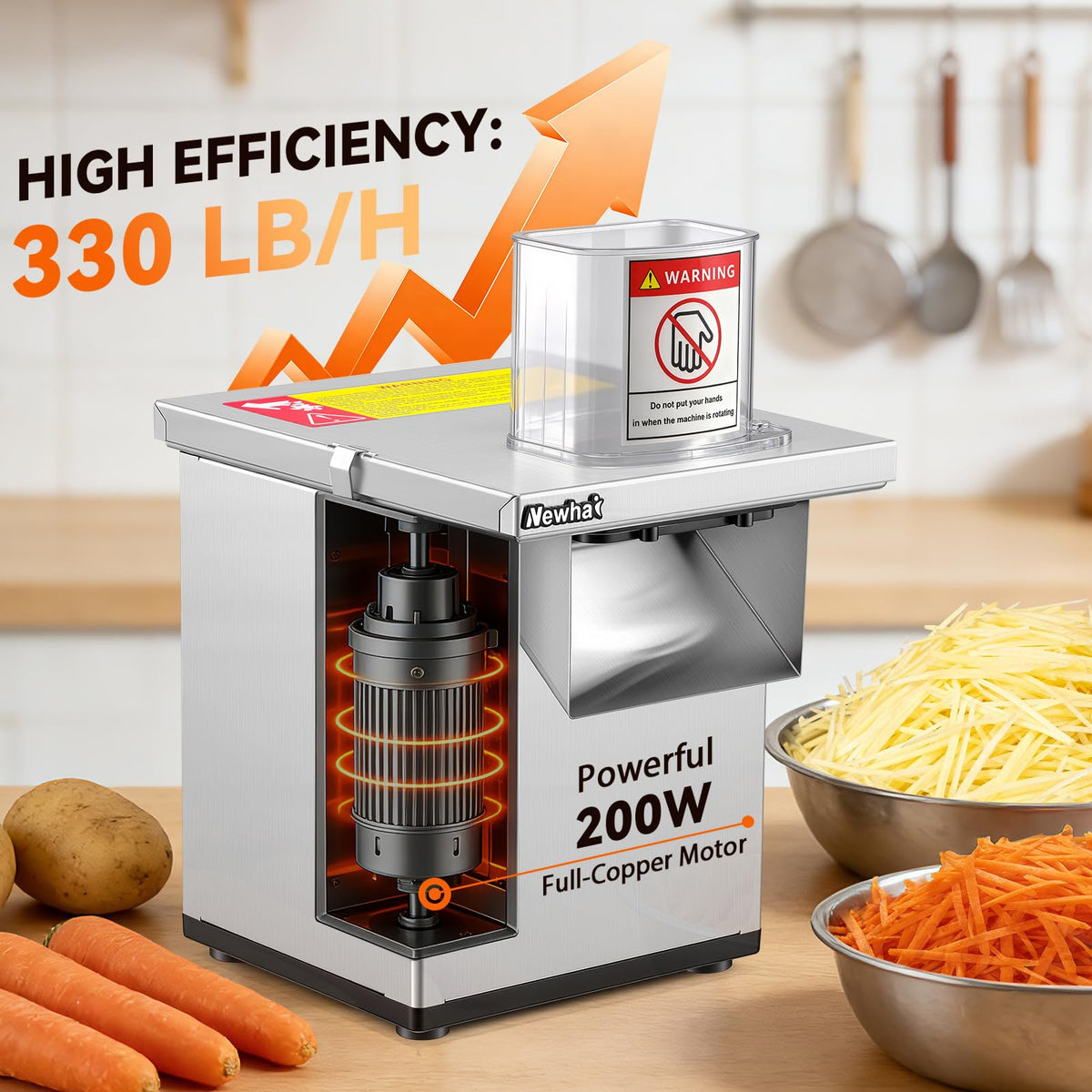 4-in-1 Commercial Veggie Processor N4101