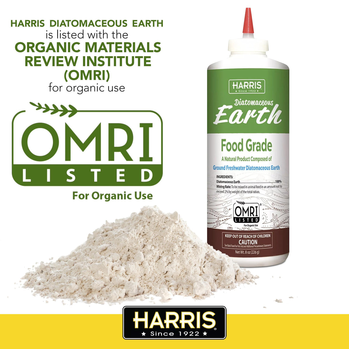 Diatomaceous Earth Food Grade Half Pound G2933