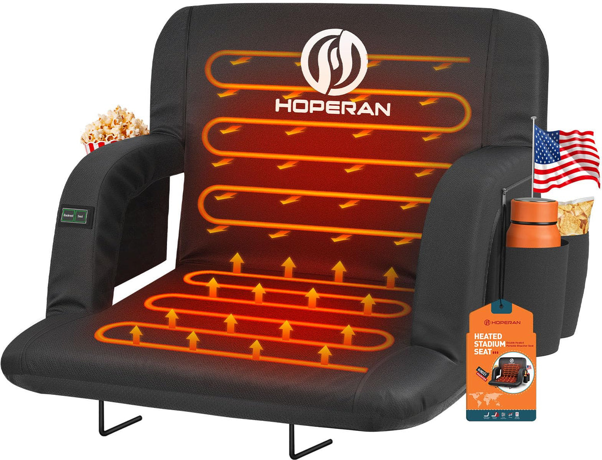 Heated Stadium Seats with Back Support X166864