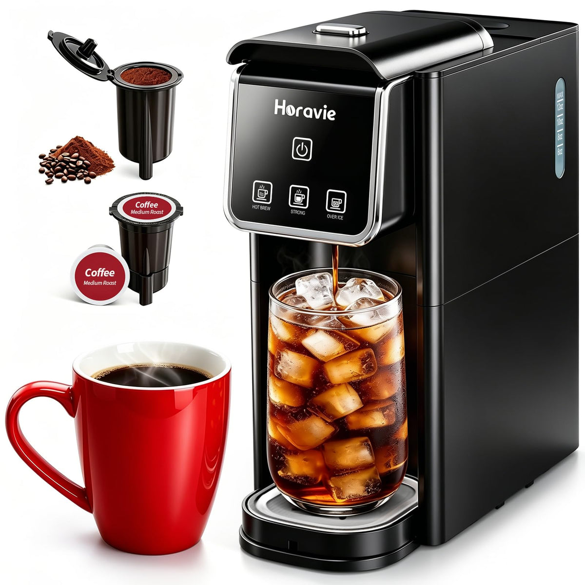 Black Single Serve Coffee Maker G179349
