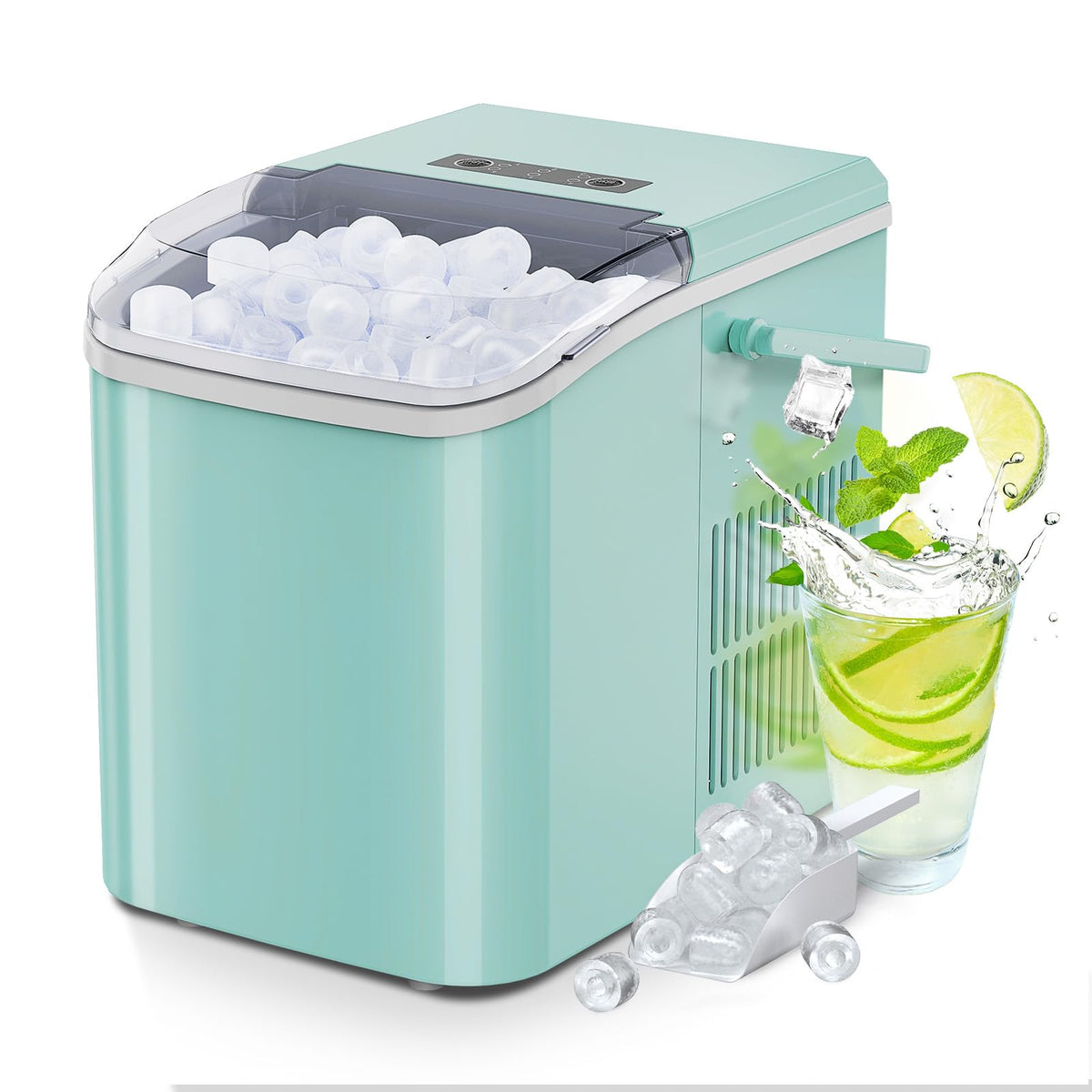 Portable Ice Maker Machine with Handle H962
