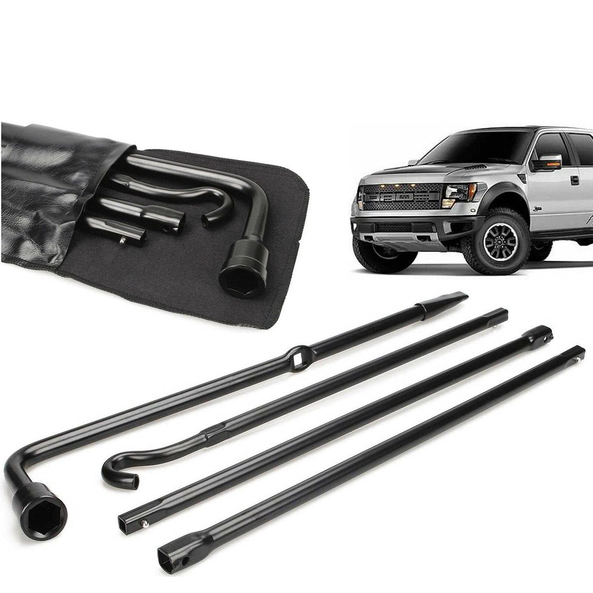 Spare Tire Tool Kit with Scissor Jack 2 Ton Z493862