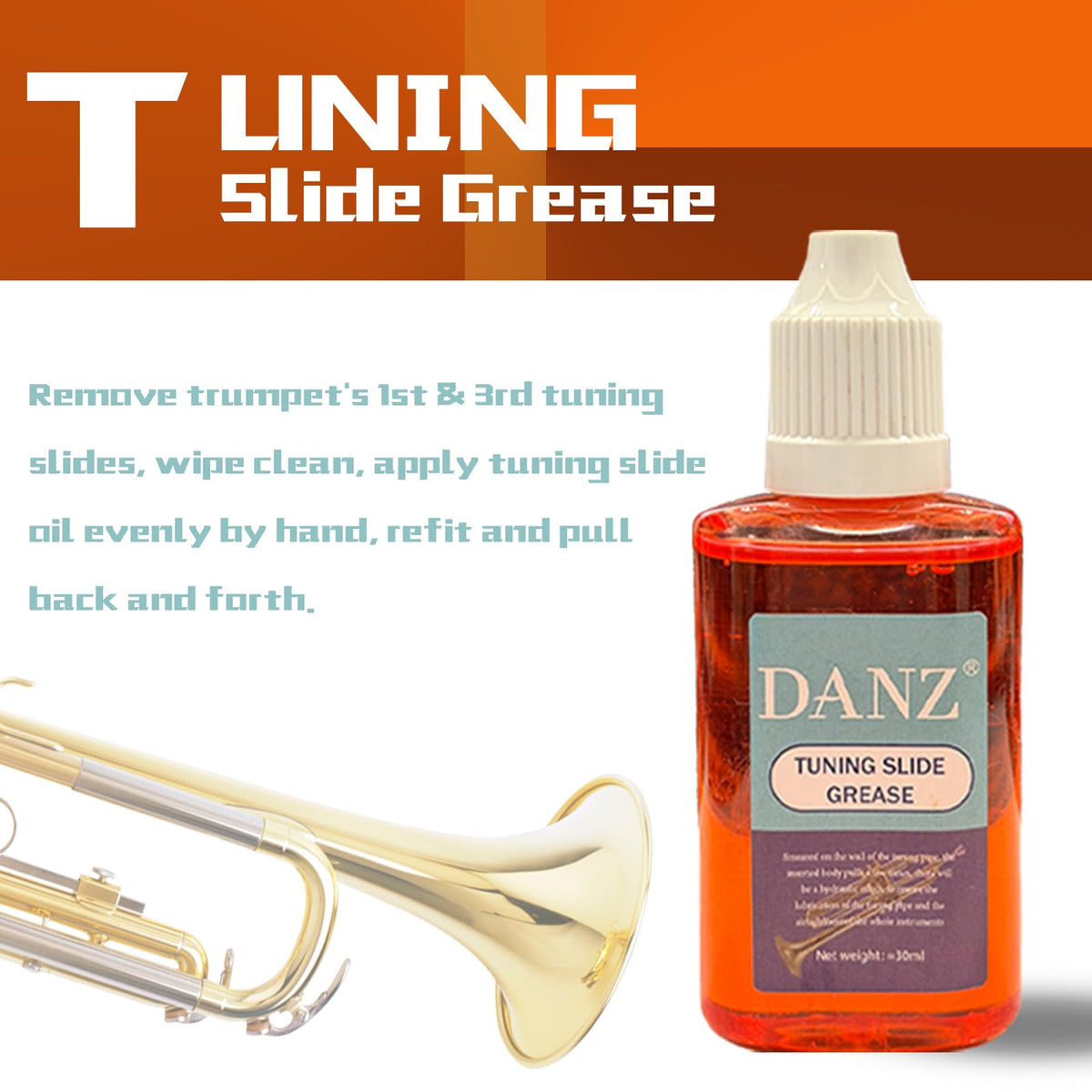 Trumpet Cleaning Kit with Storage Box M2569