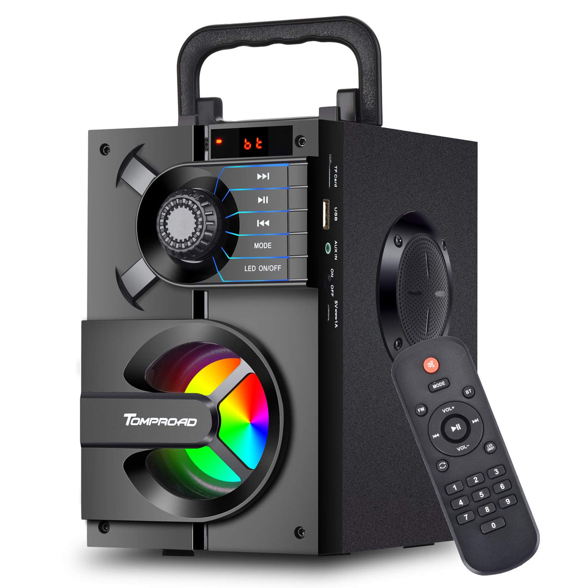 Portable Bluetooth Speaker with Subwoofer T565579