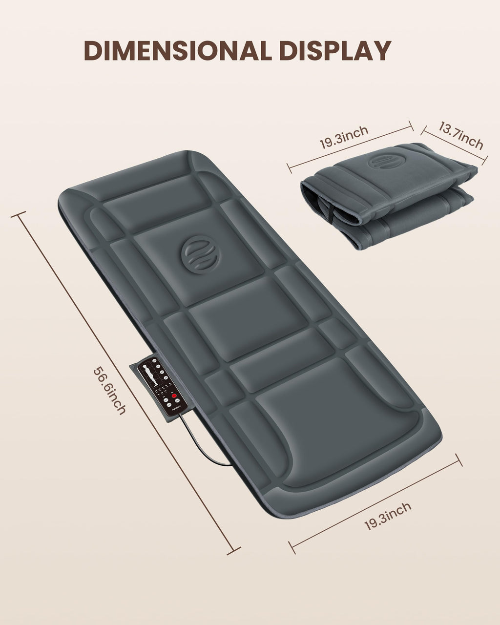 Full Body Massage Mat with Heat V664765