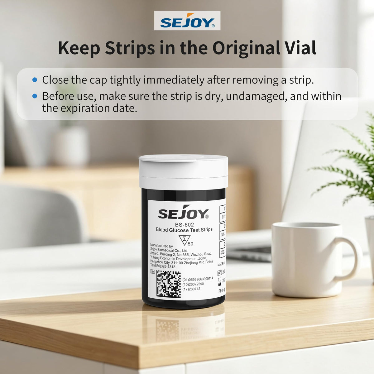 Blood Glucose Test Strips 50 Count F254756