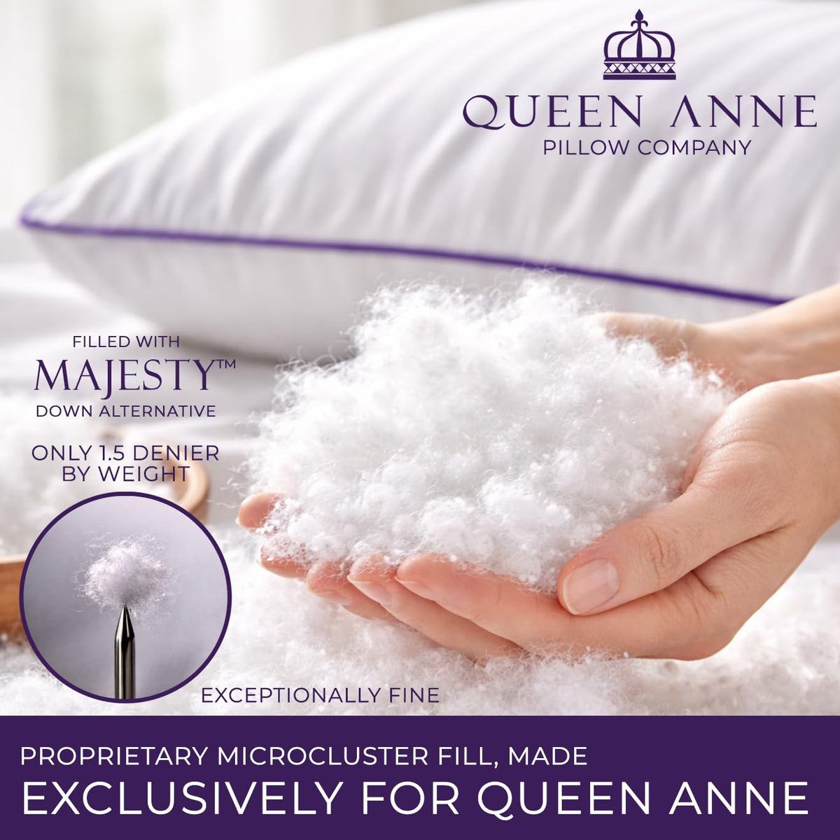 King Size Bed Pillows Set of 2 J692896