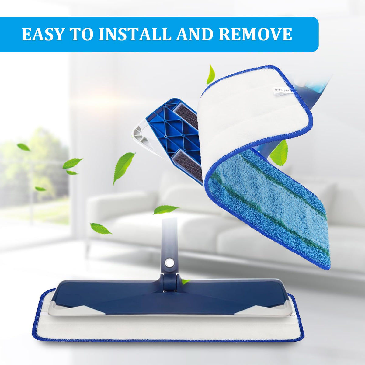 Washable Reusable Mop Pads S6969