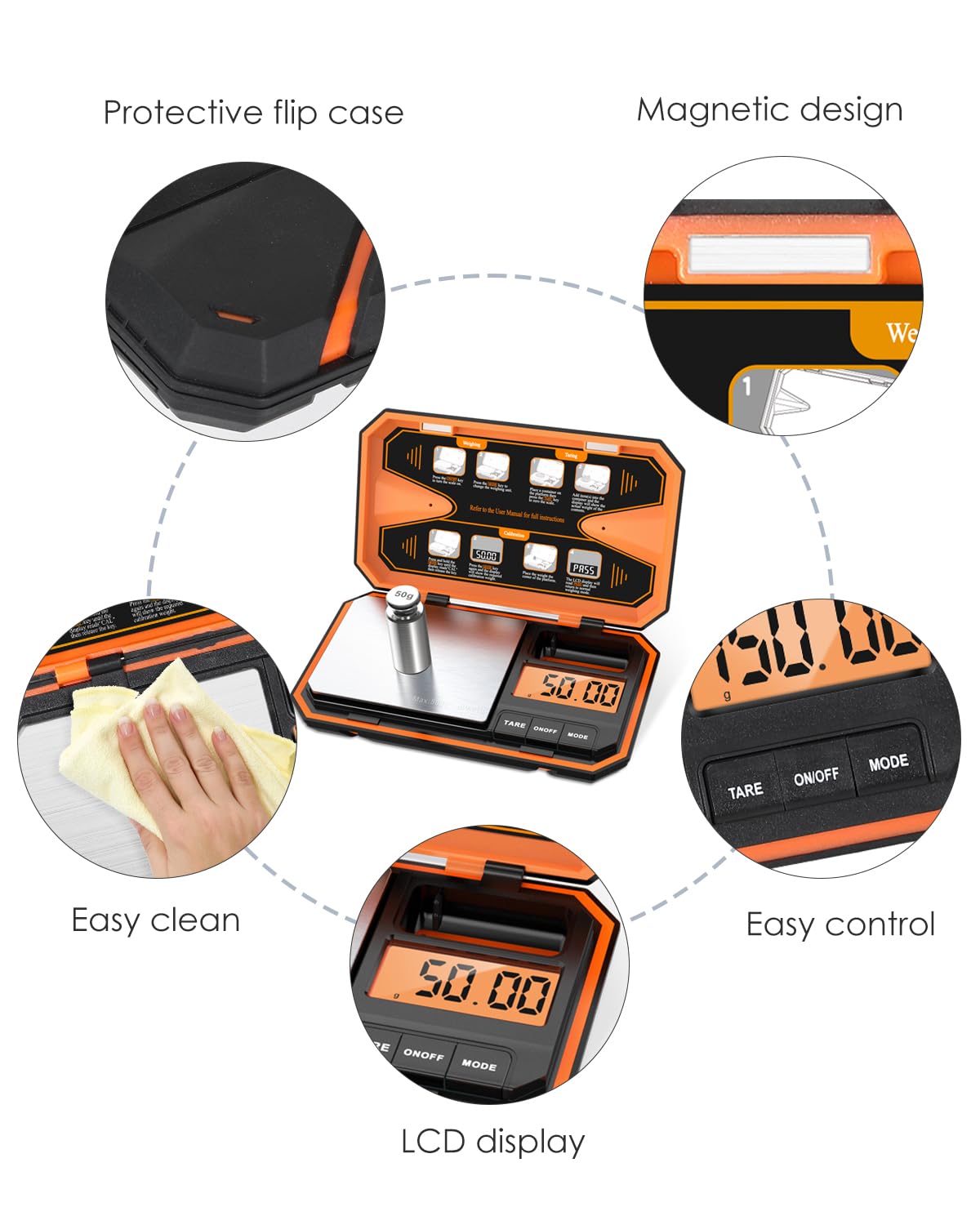 Digital Pocket Scale 500g x 0.01g W3785