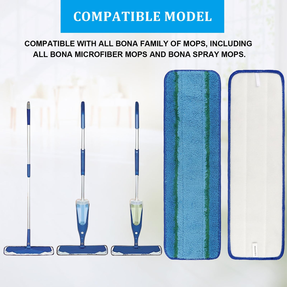 Washable Reusable Mop Pads S6969