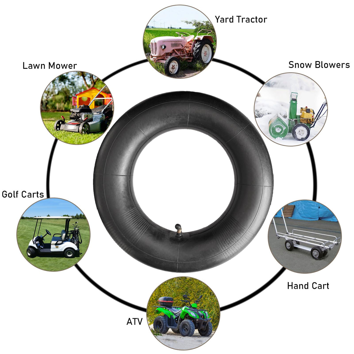 2-Pack 4.80/4.00-8 Inner Tube R126