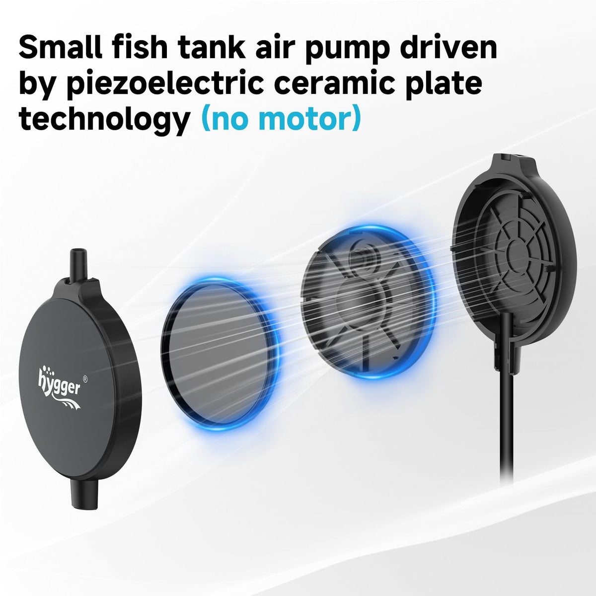 1.5 Watt Mini Aquarium Air Pump with Air Stone Tubing K70768